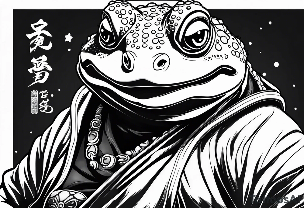 Jiraiya Naruto Gamakichi toad tattoo idea
