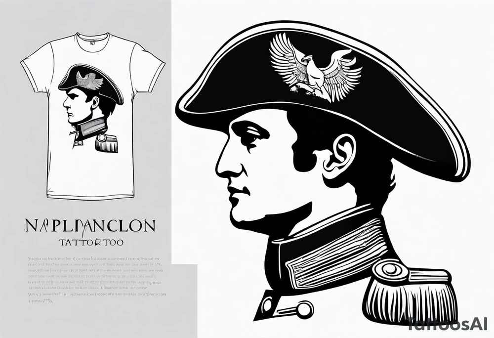 napoleon tattoo with text tattoo idea