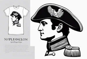 napoleon tattoo with text tattoo idea
