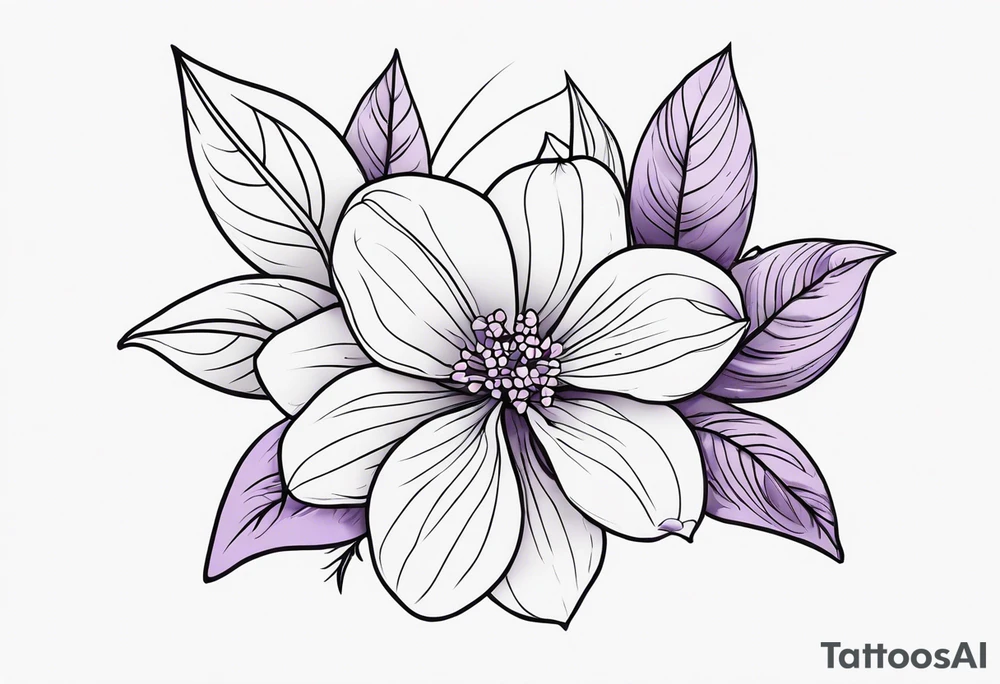 lilac tattoo idea