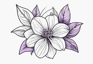 lilac tattoo idea