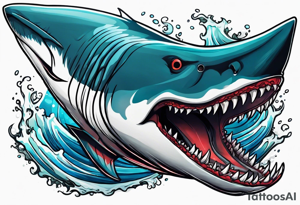 Megalodon tattoo idea