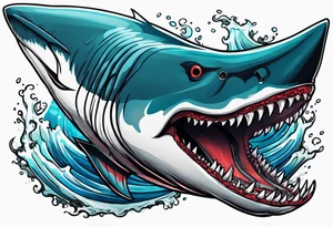 Megalodon tattoo idea