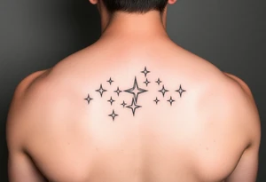 Hand tattoos of little stars tattoo idea