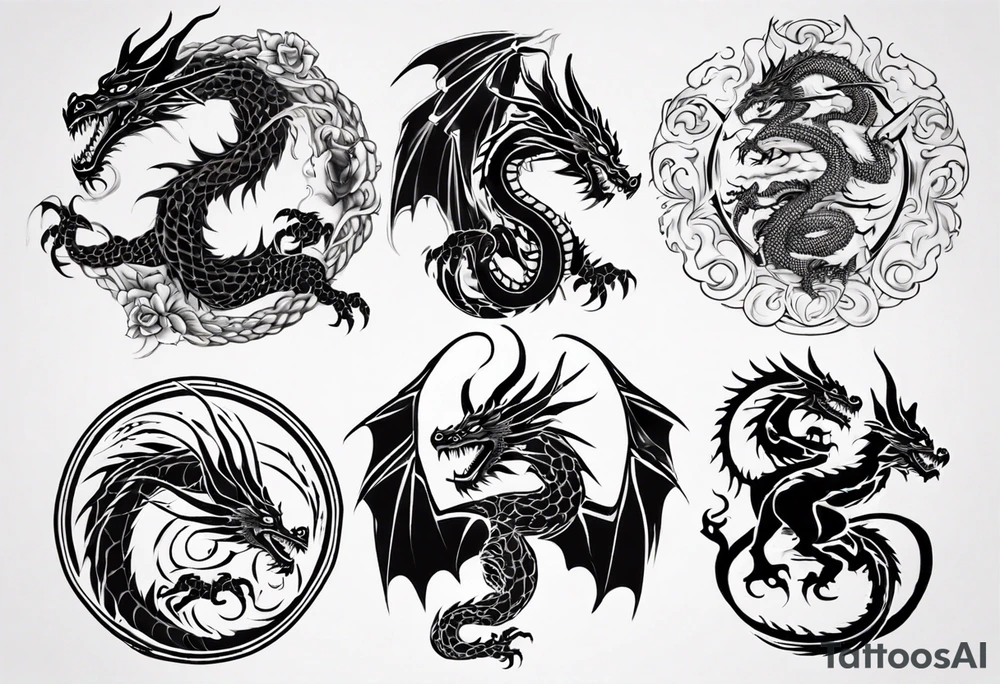 dragon tattoo idea