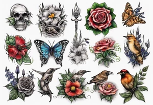 garden tattoo idea