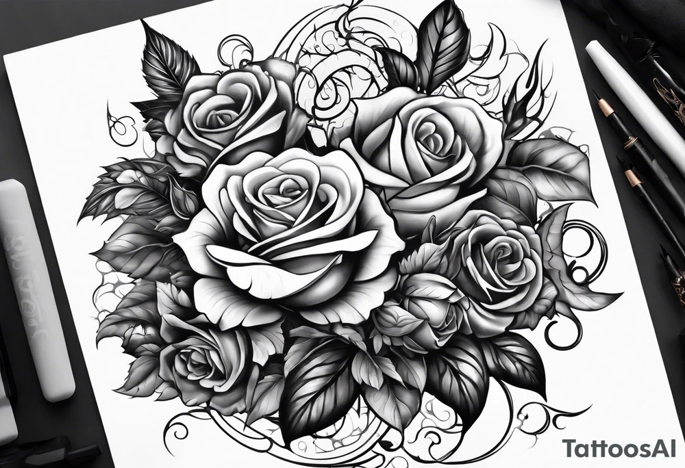 biomechanical sleeve with vines and roses tattoo idea biomechanical sleeve with vines and roses tattoo idea