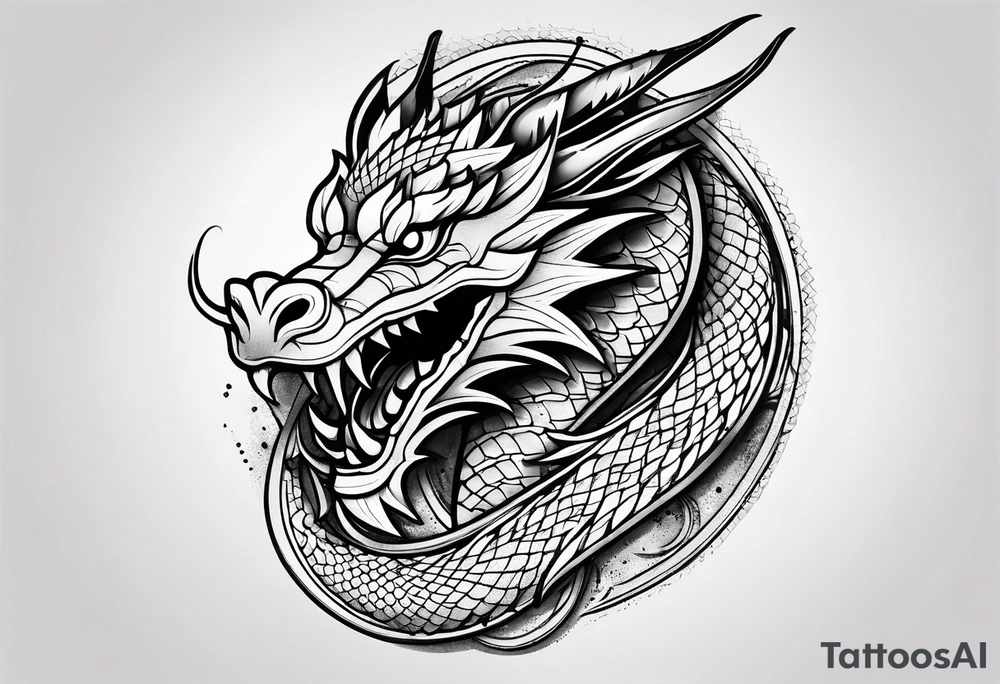 Dragon tattoo idea