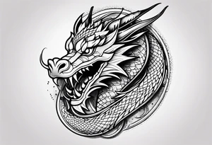 Dragon tattoo idea