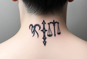 aries and libra
against the odds tattoo idea