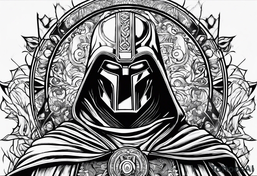 Dr doom tattoo idea