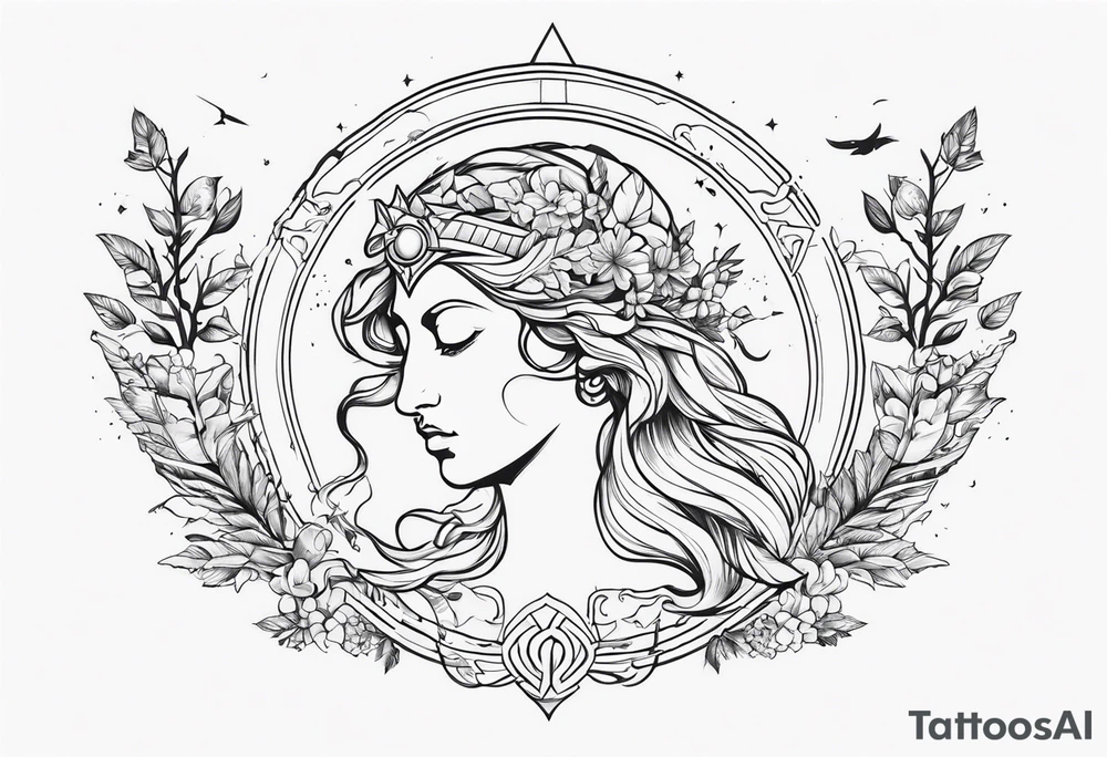 greek mythology sleeve tattoo tattoo idea