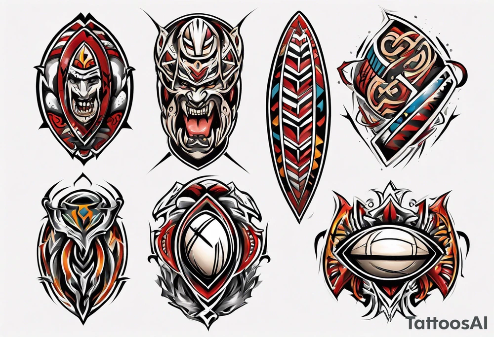 rugby tattoo idea