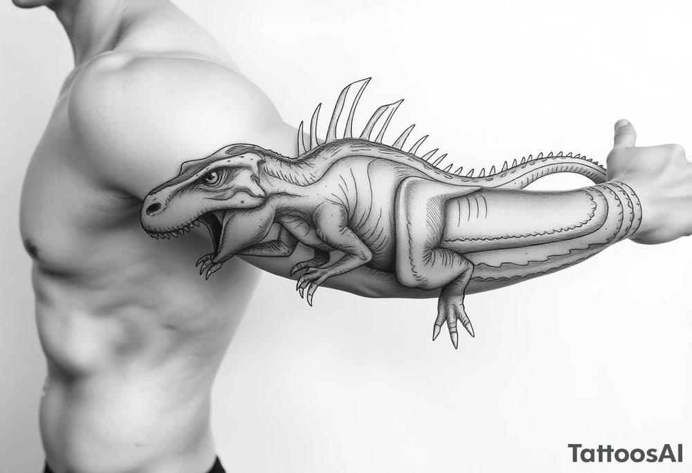 dinosaur tattoo idea