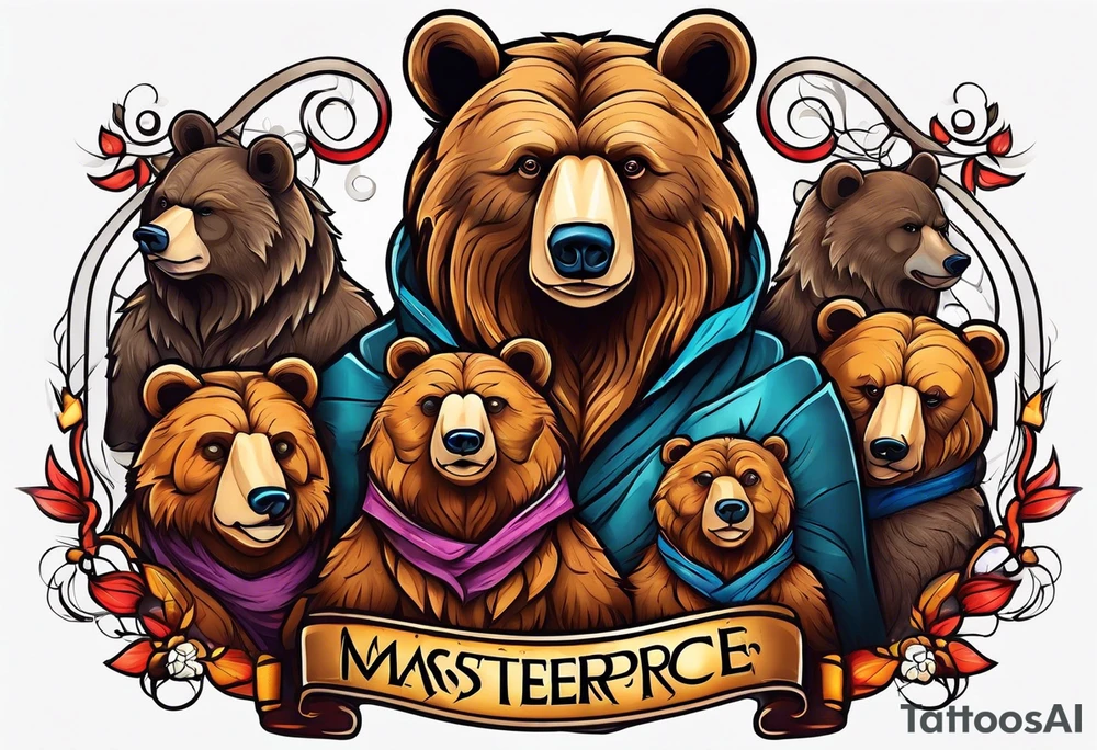 Bear Family tattoo idea