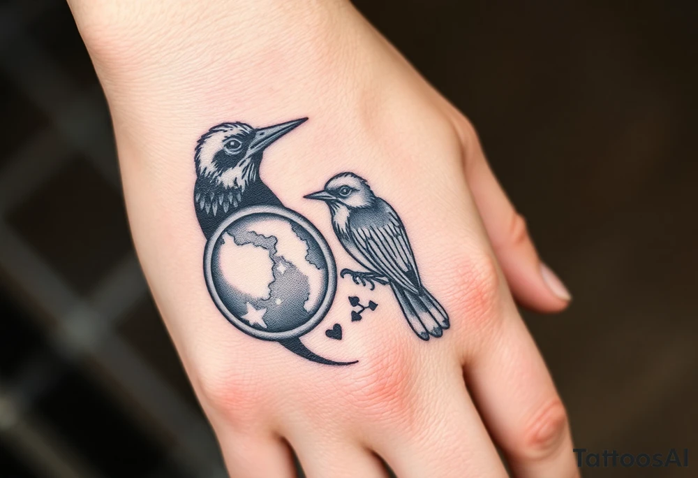 Harley ball and guy bird
Harleybird tattoo idea
