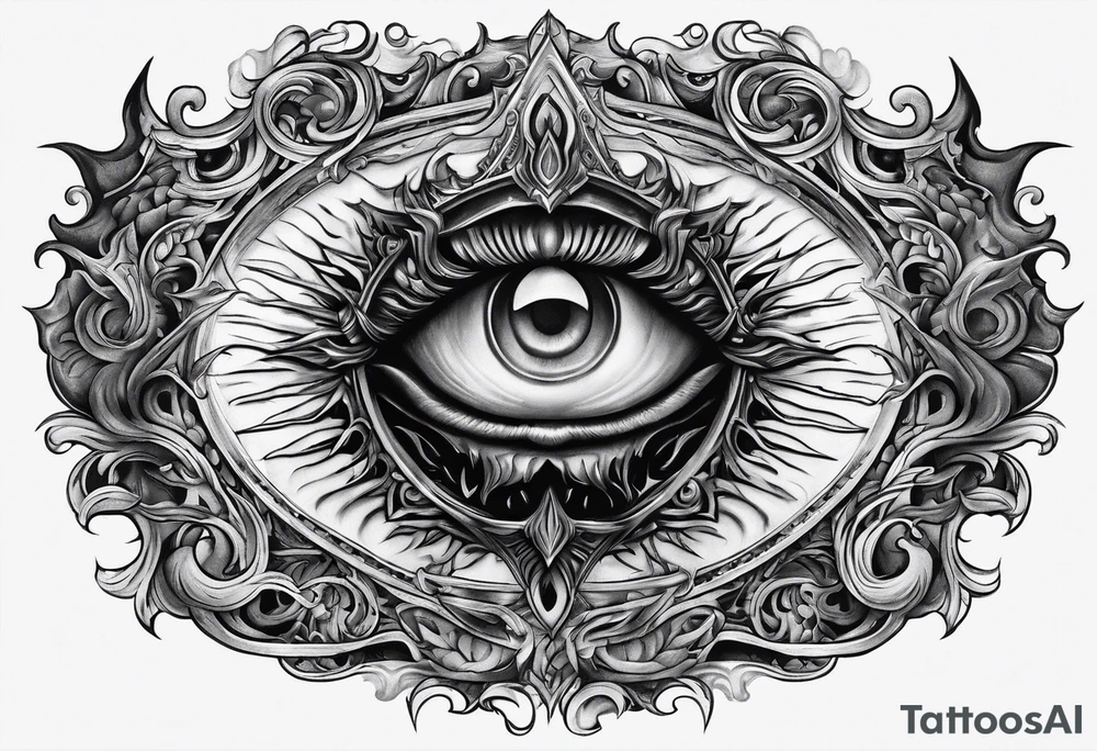 If you stare into the abyss long enough the abyss will stare back tattoo idea