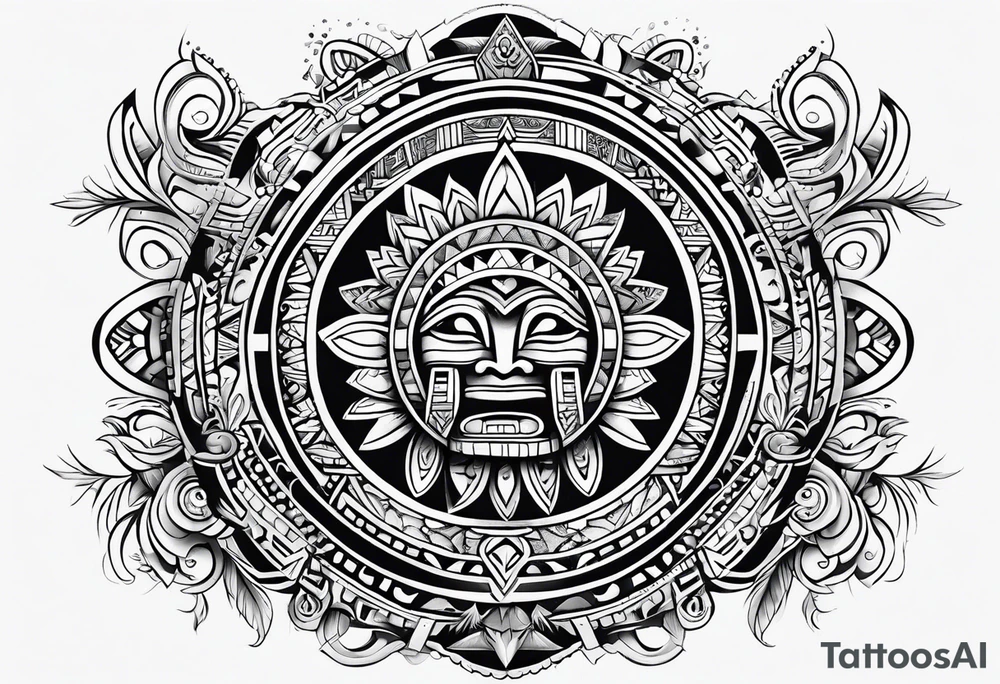 Aztec tattoo idea