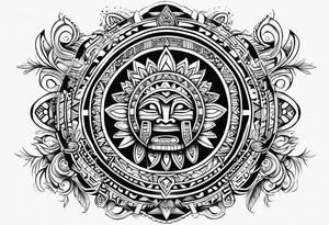 Aztec tattoo idea
