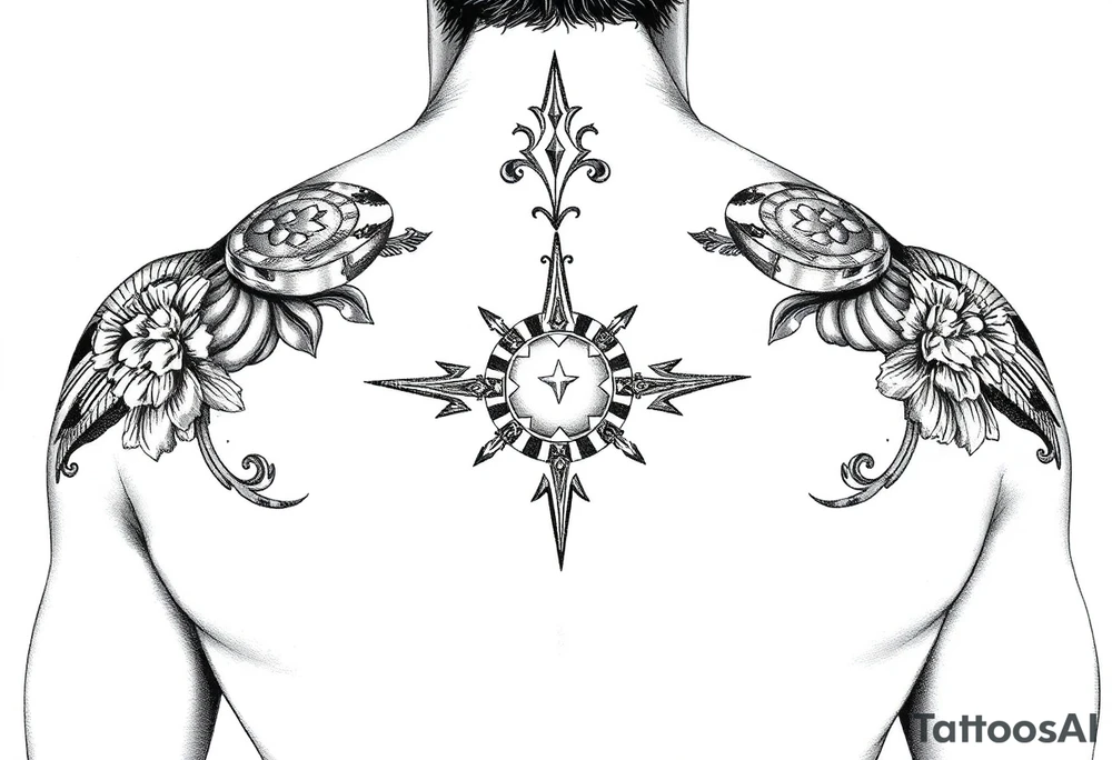 Casino theme tattoo idea