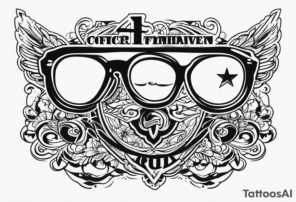Officer Sunglasses tattoo idea