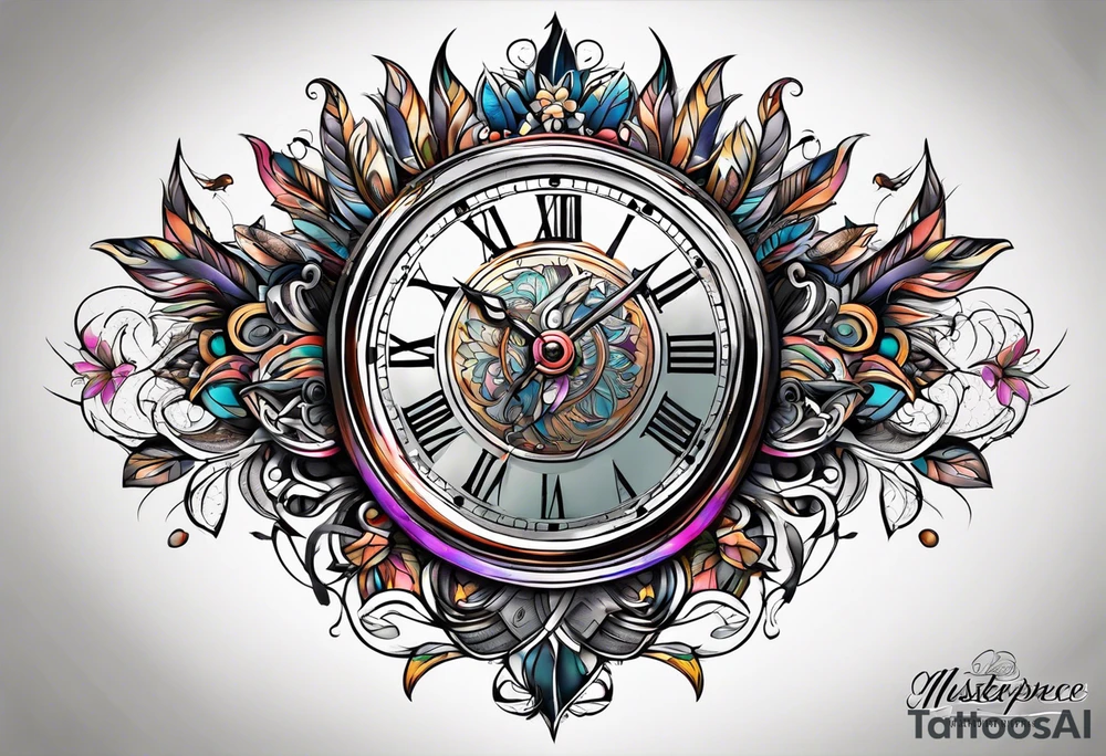 Losing time finding dreams tattoo idea