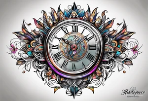 Losing time finding dreams tattoo idea