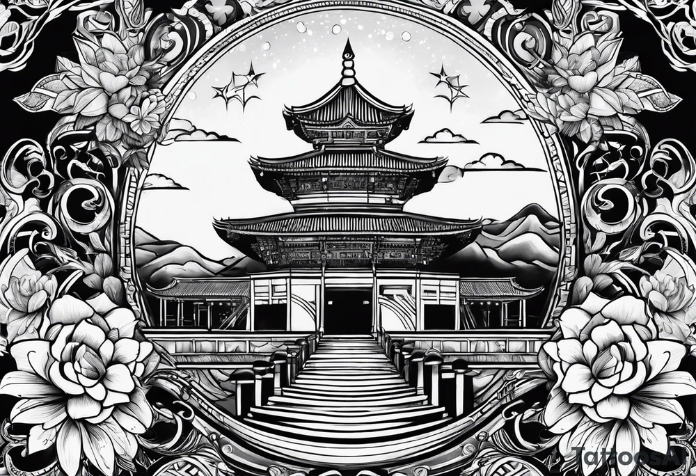 here and now tattoo idea