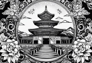 here and now tattoo idea