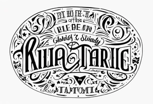 Kiara 08.08.24 tattoo idea