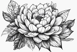 Plants that are not flowers tattoo idea