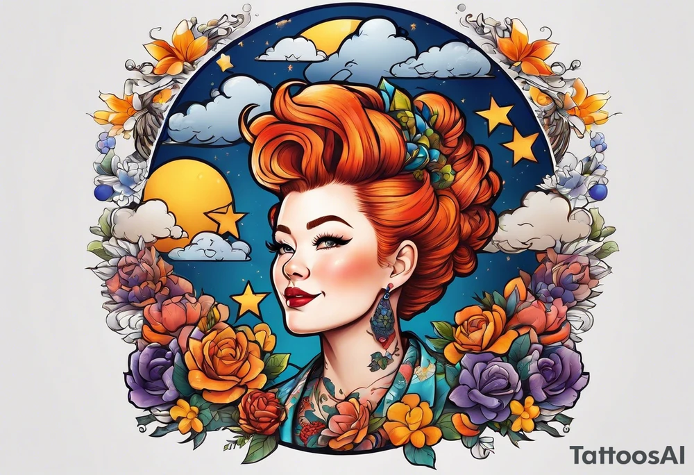 miss frizzle with tattoos tattoo idea