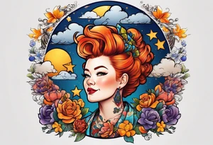 miss frizzle with tattoos tattoo idea
