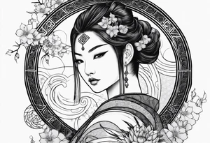 emani, sagittarius, faith, strong tattoo idea