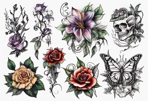 garden tattoo idea