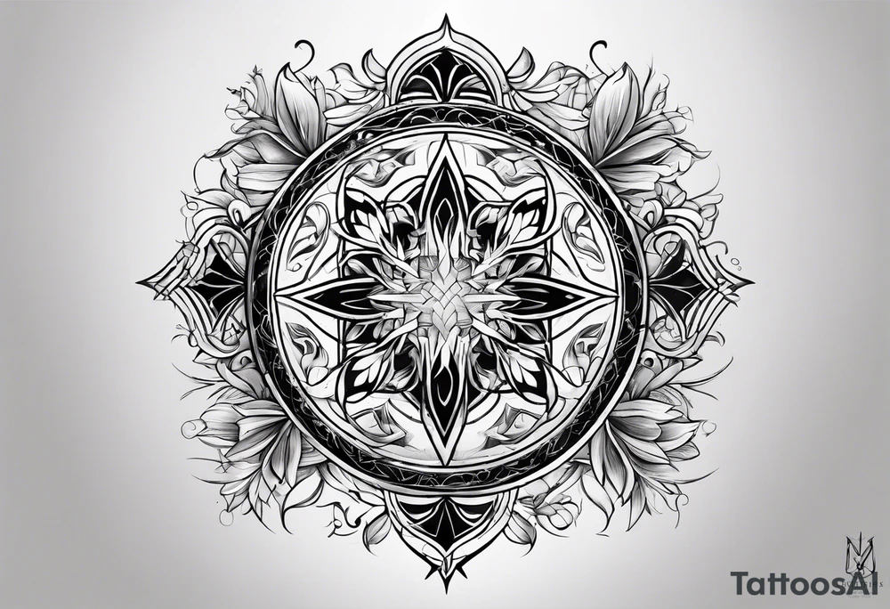 The symbol of Matthias in the bible tattoo idea