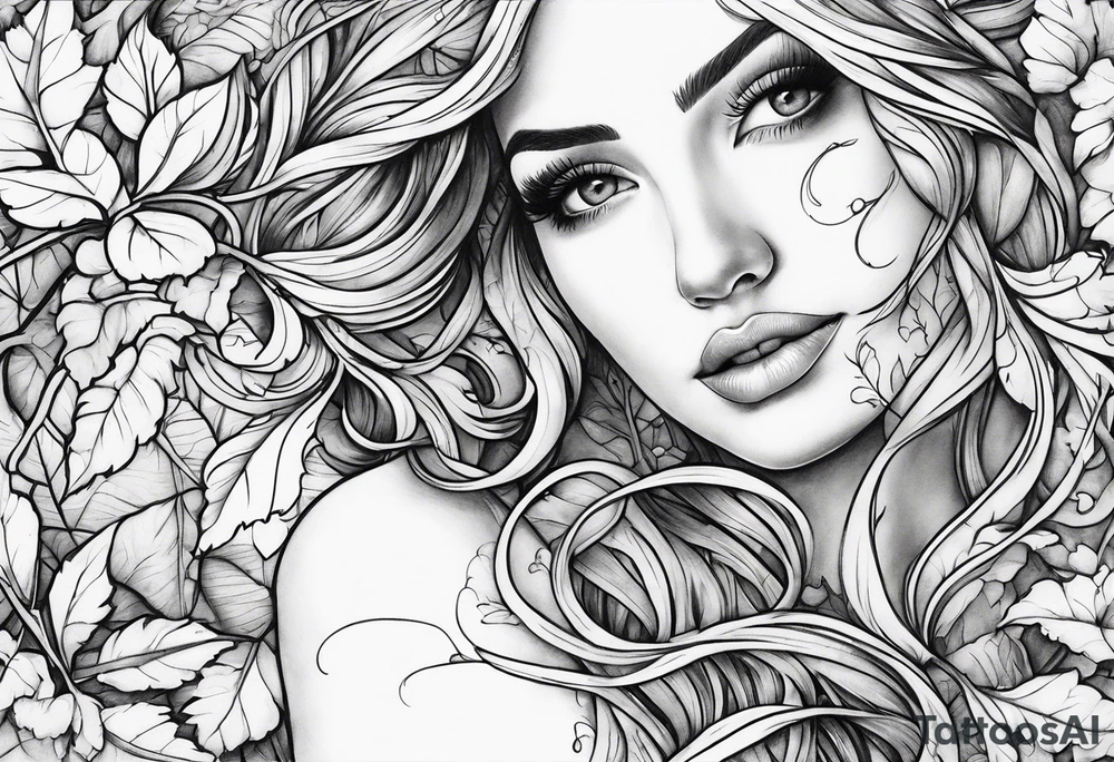 Vine work tattoo idea