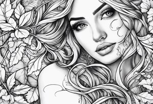 Vine work tattoo idea