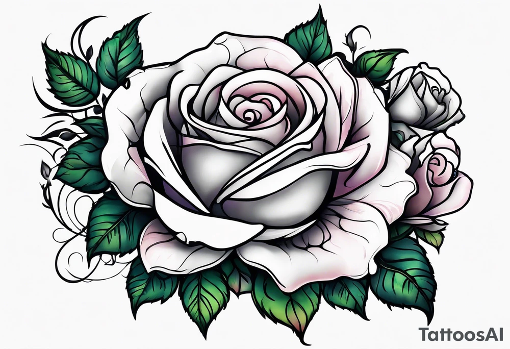 detroit city  , roses , ♍️ tattoo idea