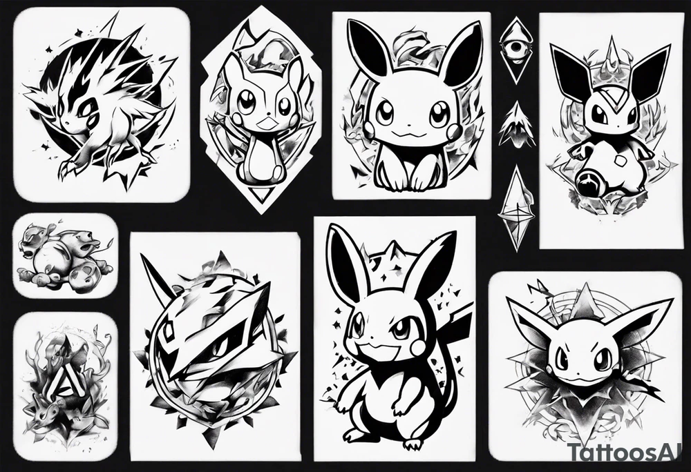 Pokemon tattoo idea