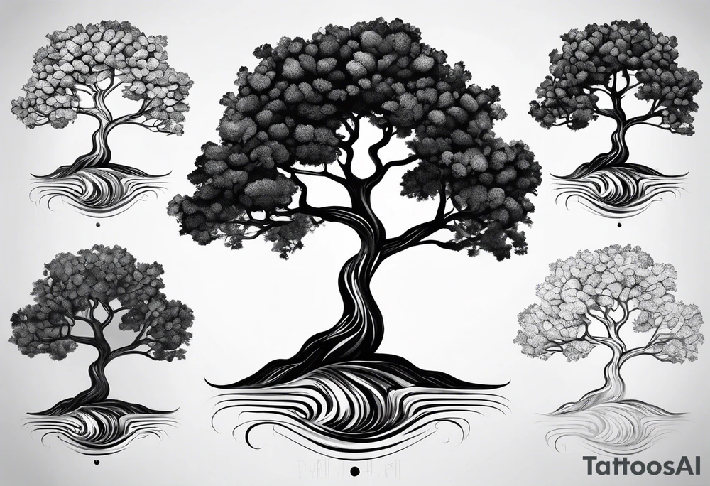 Byte tree for forearm tattoo idea