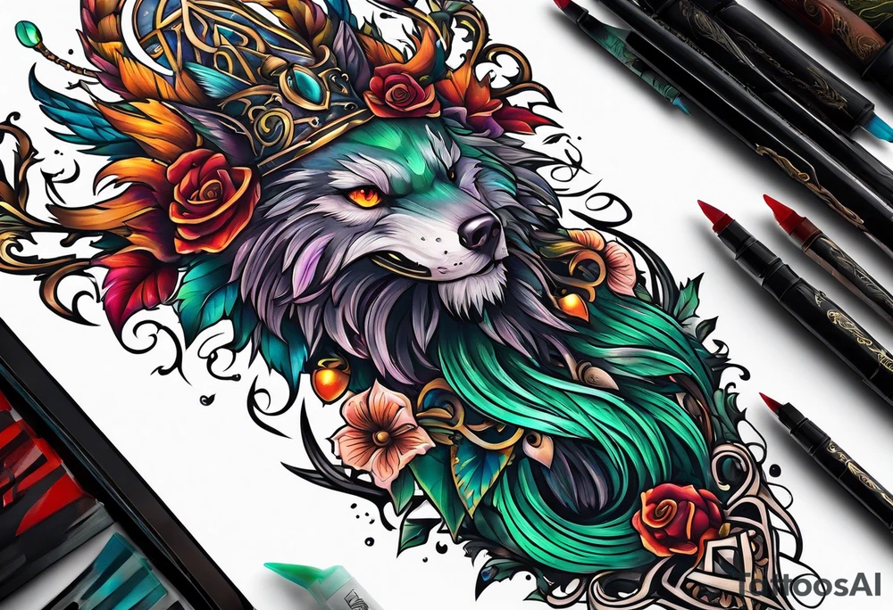 Eldritch beasts tattoo idea