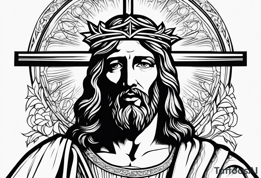 jesus resurrection tattoo idea