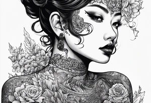 body horror tattoo idea