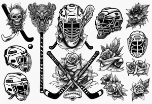 Memorai Hockey Tattoo tattoo idea