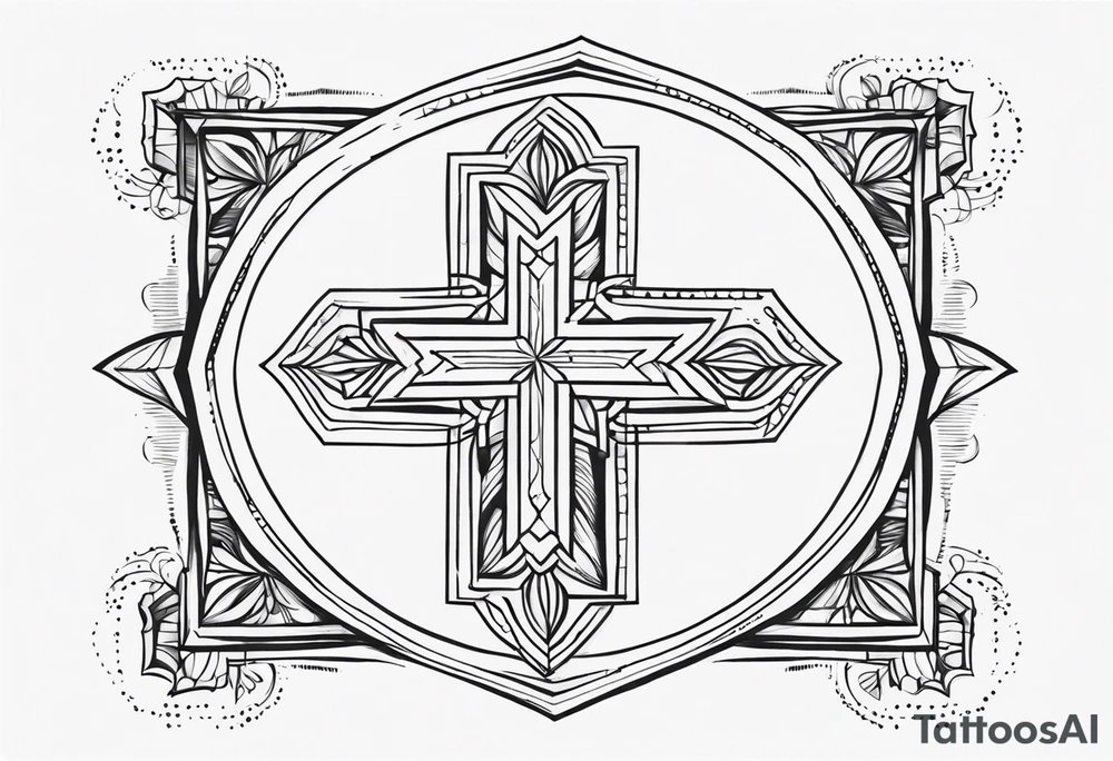 cross tattoo idea