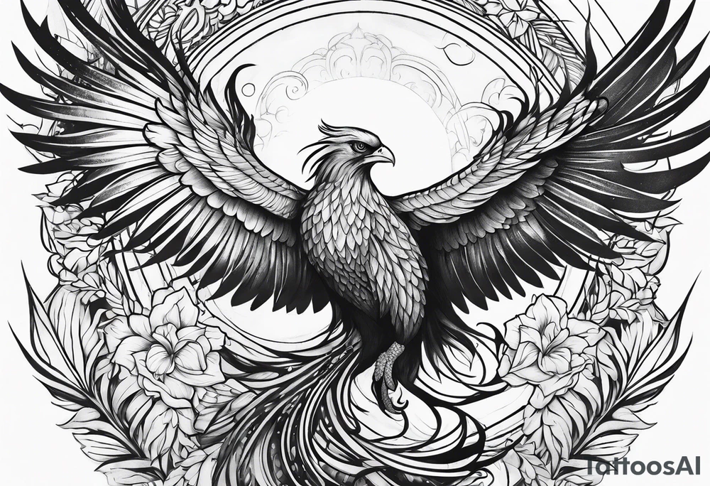 Phoenix tattoo idea