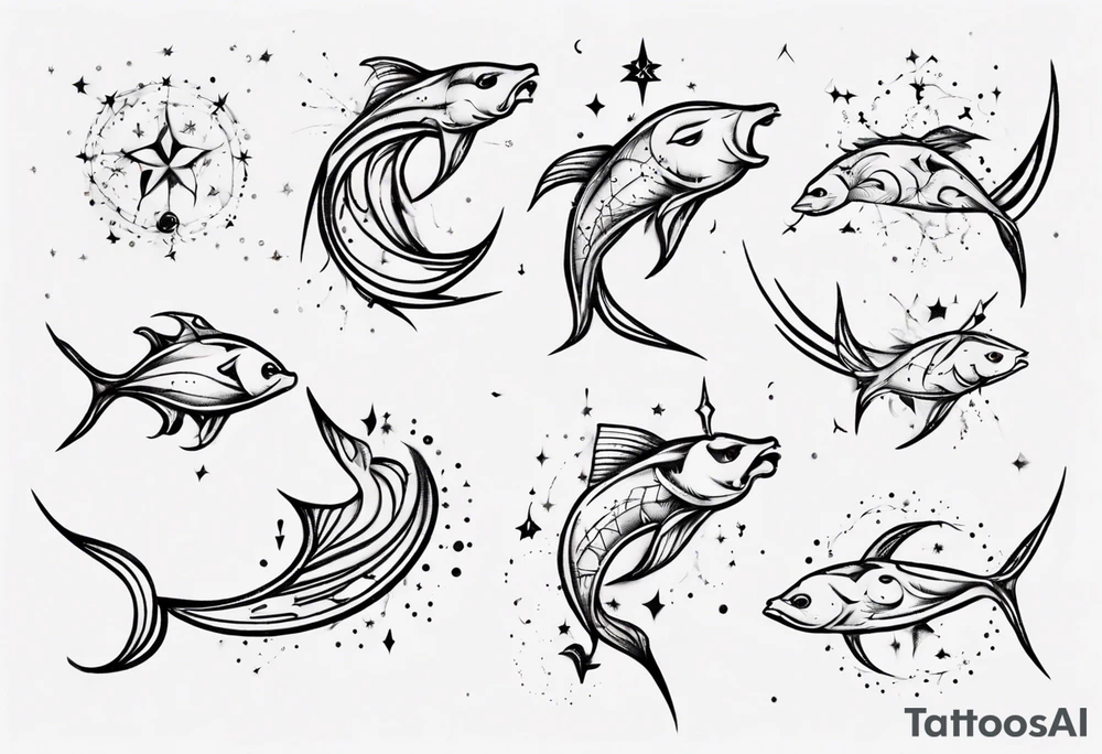 pisces Constellation tattoo idea