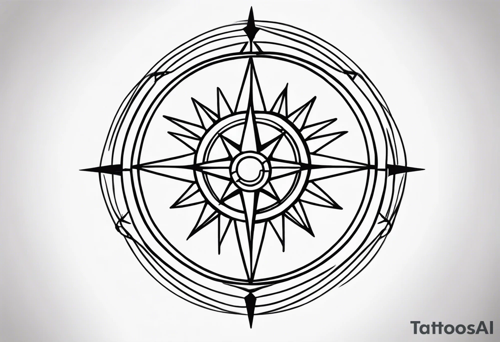 Compas tattoo idea