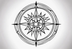 Compas tattoo idea